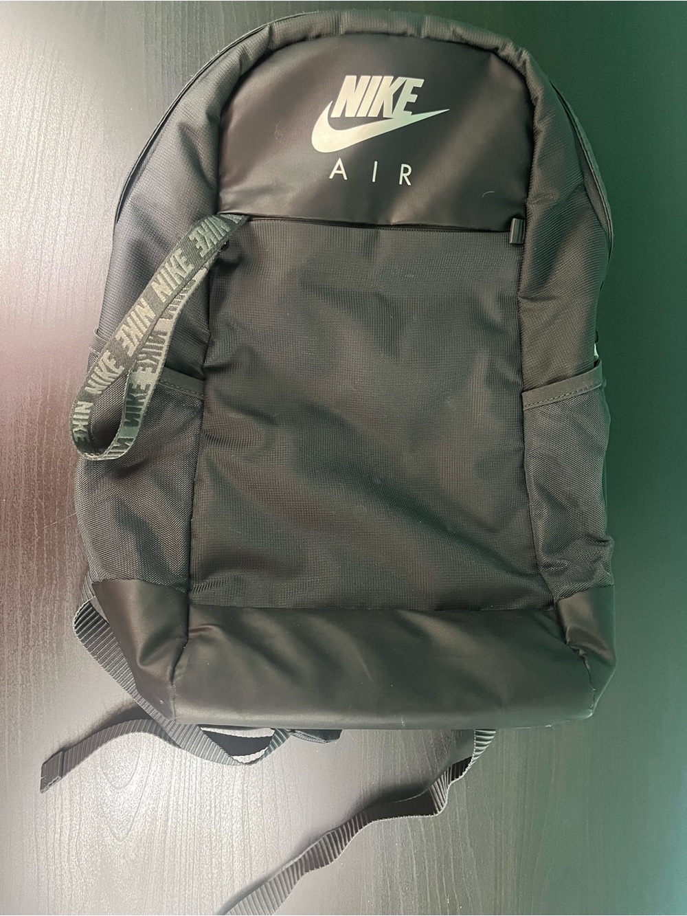 Nike Air Black Backpack - One Zipper Is Stuck